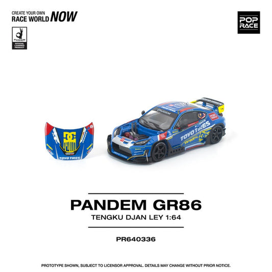 Pop Race 1:64 Pandem GR86 Tengku Djan Ley PR640336
