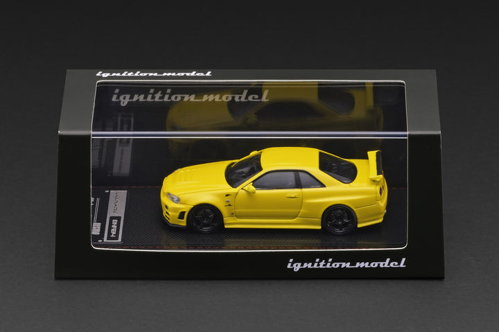 Ignition Model 1:64 Nissan Skyline GT-R (BNR34) NISMO Customized
yellow Metallic