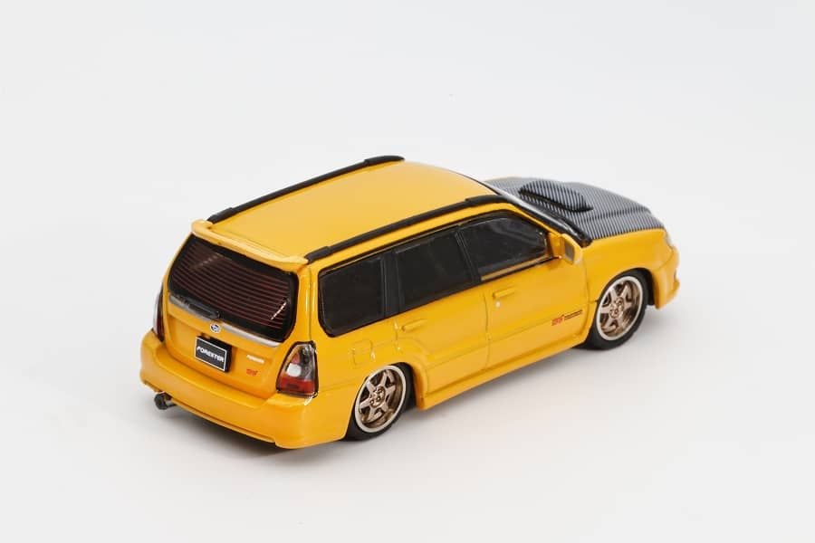 Shoom64 1:64 Diecast Subaru Forester Mk2 SG9 Yellow (SHOOM-093-010)