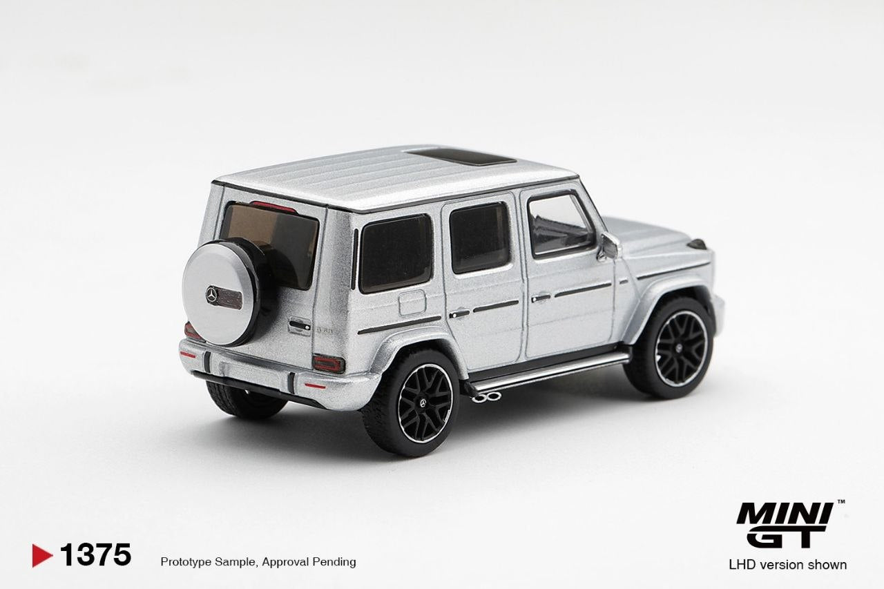 Mini GT 1:64 Mercedes-AMG G 63 Silver Metallic #1375