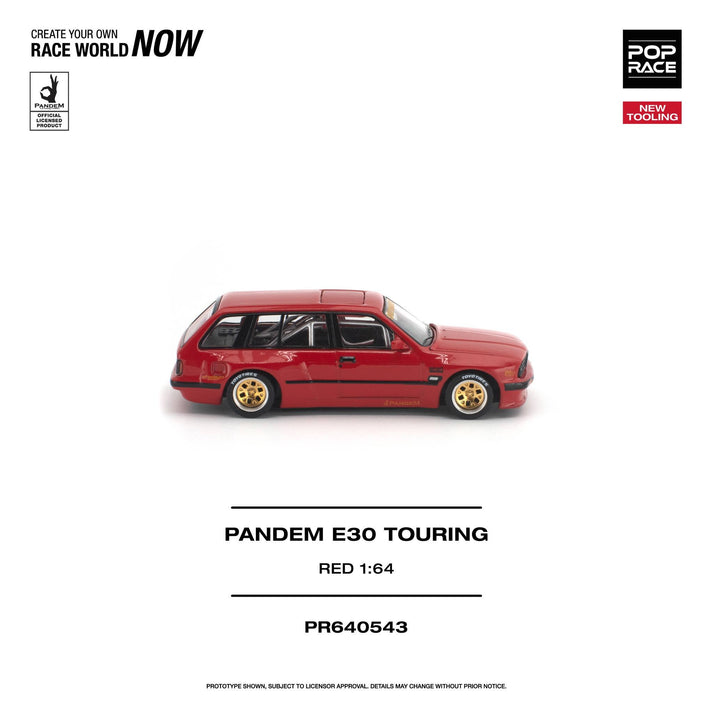 Pop Race 1:64 Pandem E30 Touring Red