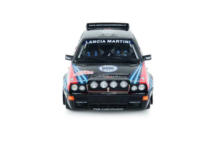 Solido 1:18 Lancia Delta HF Integrale Tribute To Biason Black Sacco Rallye Monte *Damaged Packaging*