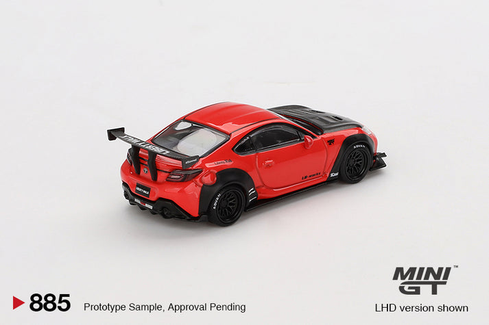 Mini GT Toyota GR86 LB Nation Red RHD MGT00885-R 1:64