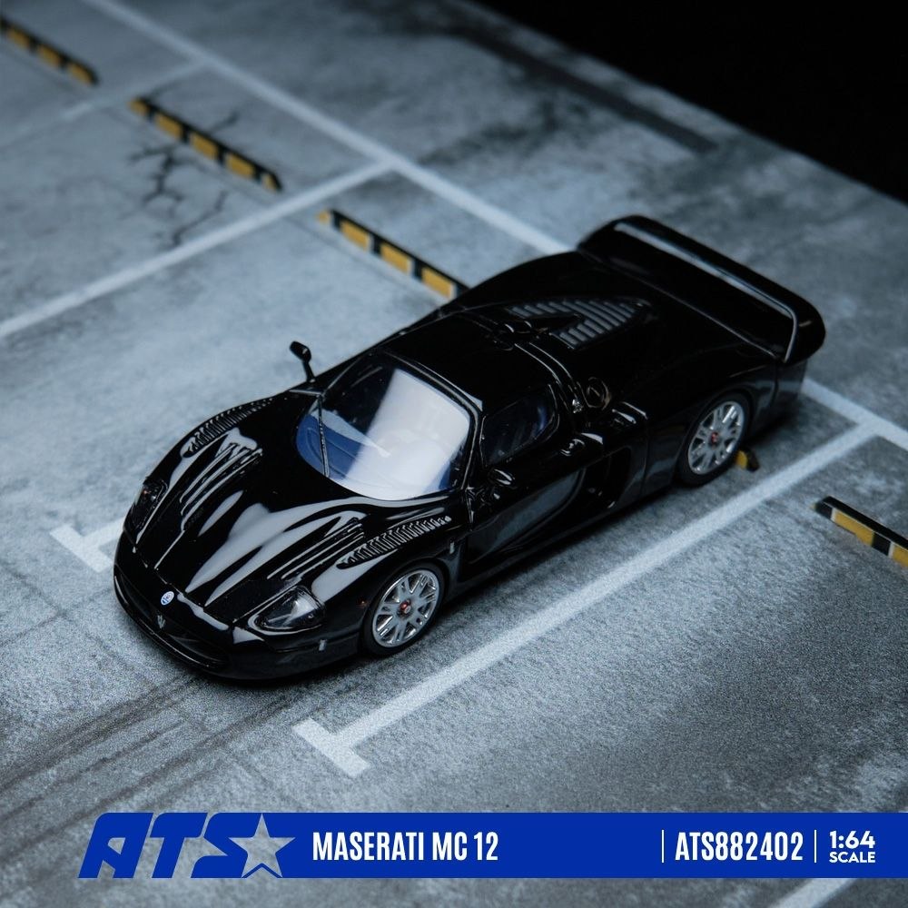 ATS 1:64 Diecast Model Maserati MC 12 Black