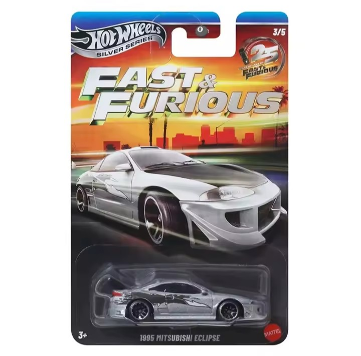 Hot Wheels 1:64 Silver Series Fast & Furious Silver Bodies Set of 5