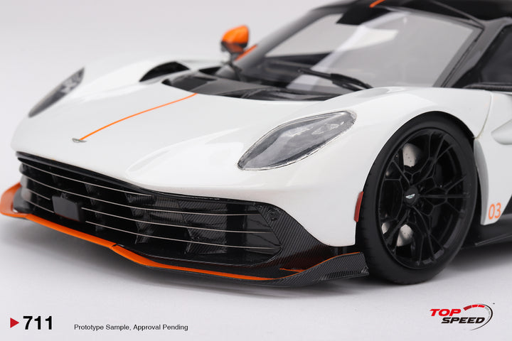 Top Speed 1:18 Aston Martin Valhalla Lunar White TS0711