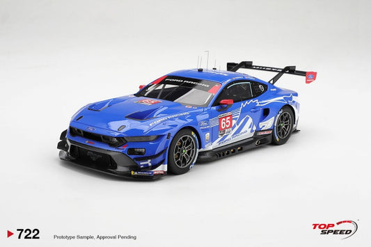Top Speed 1:18 Ford Mustang GT3 NO.65 Ford Racing 2026 IMSA Daytona 24hrs TS0722
