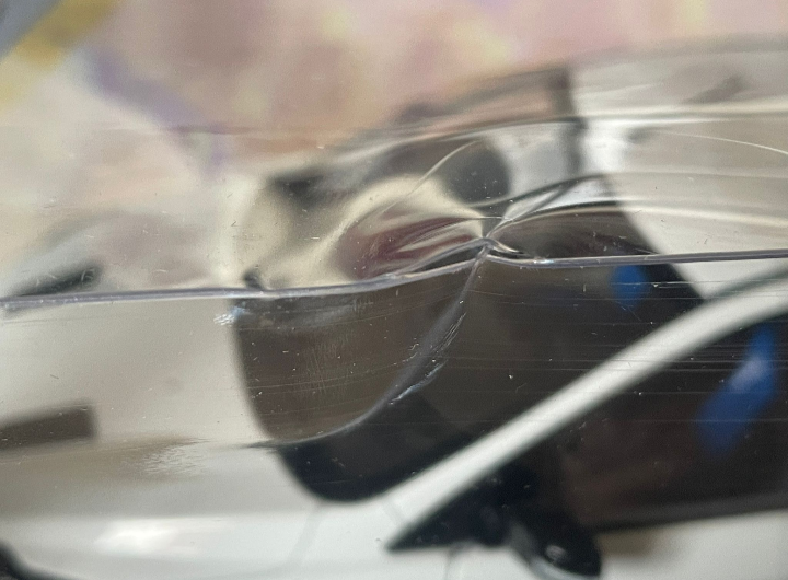 Solido 1:18 2009 Ford Focus RS Mk2 Frozen White Metallic *DAMAGED BLISTER*