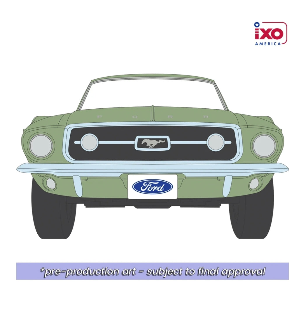 IXO America 1:64 1967 Ford Mustang GT Fastback Lime Gold Metallic
