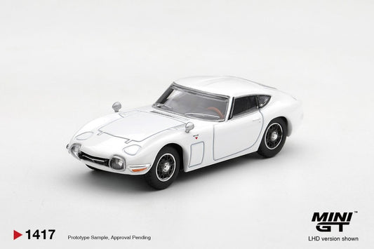 Mini GT 1:64 Toyota 2000GT Pegasus White #1417