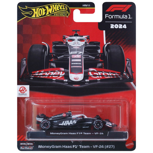 Hot Wheels Premium F1 Formula 1 Money Gram Haas F1 Team #27 Nico Hulkenberg