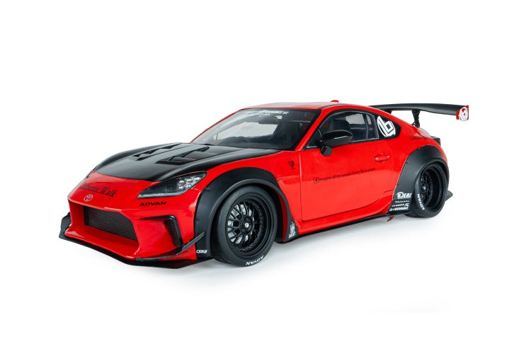 Solido 1:18 2024 Toyota GR86 Liberty Walk Body Kit Red