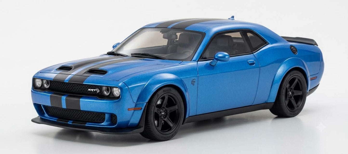 Solido 1:43 2020 Dodge Challenger SRT Hellcat Redeye Widebody Blue