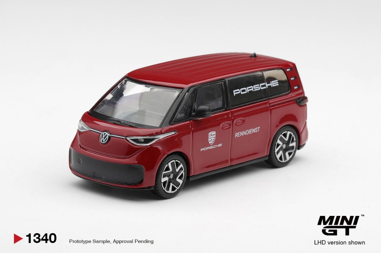 Mini GT 1:64 Volkswagen ID.Buzz Porsche Renndienst (LHD) #1340