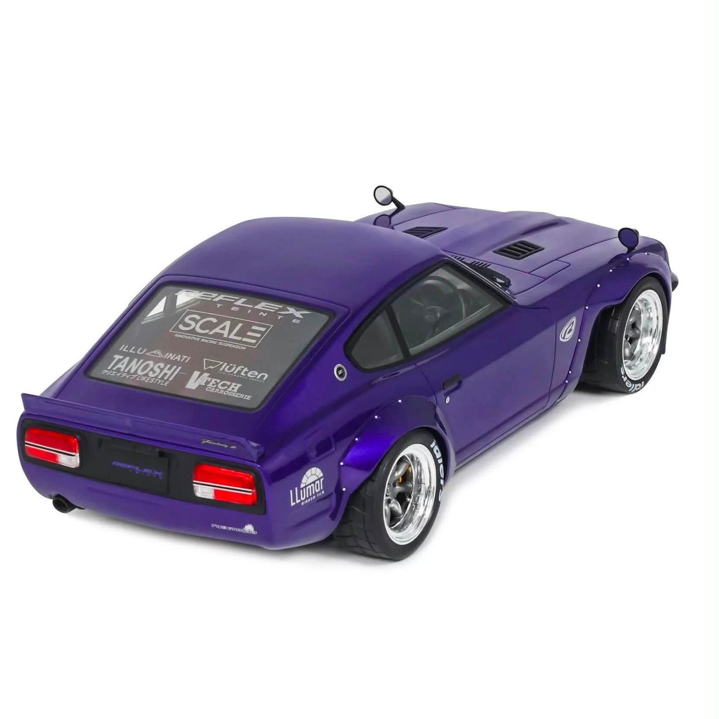 Ottomobile 1:18 Project Cars 2015 Pandem Nissan Fairlady Z & 2024 LB-Works F40 Blue Metallic*Resin Series*