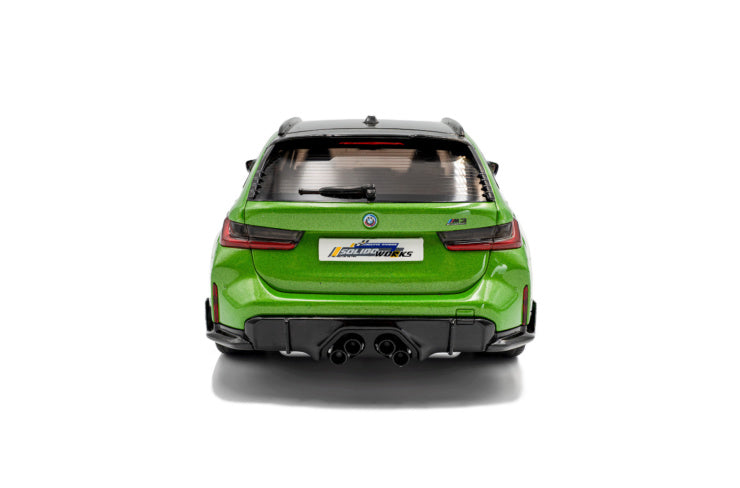 Solido 1:18 2024 BMW M3 Competition M XDrive Touring Green Metallic