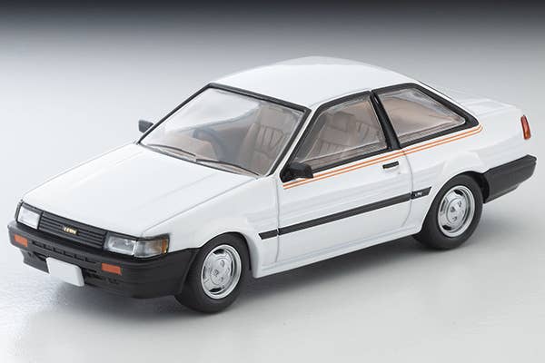 Tomica Limited Vintage 1:64 1983 Toyota Corolla Levin 2-door Lime White