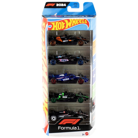 Hot Wheels 1:64 Formula 1 Vehicle 5 Pack