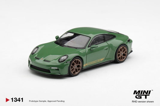 Mini GT 1:64 Porsche 911 (992) GT3 Touring Auratium Green #1341