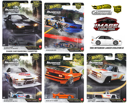 Hot Wheels 2027 1:64 Premium Car Culture Mountain Drifters Factory Sealed Case X10 Cars