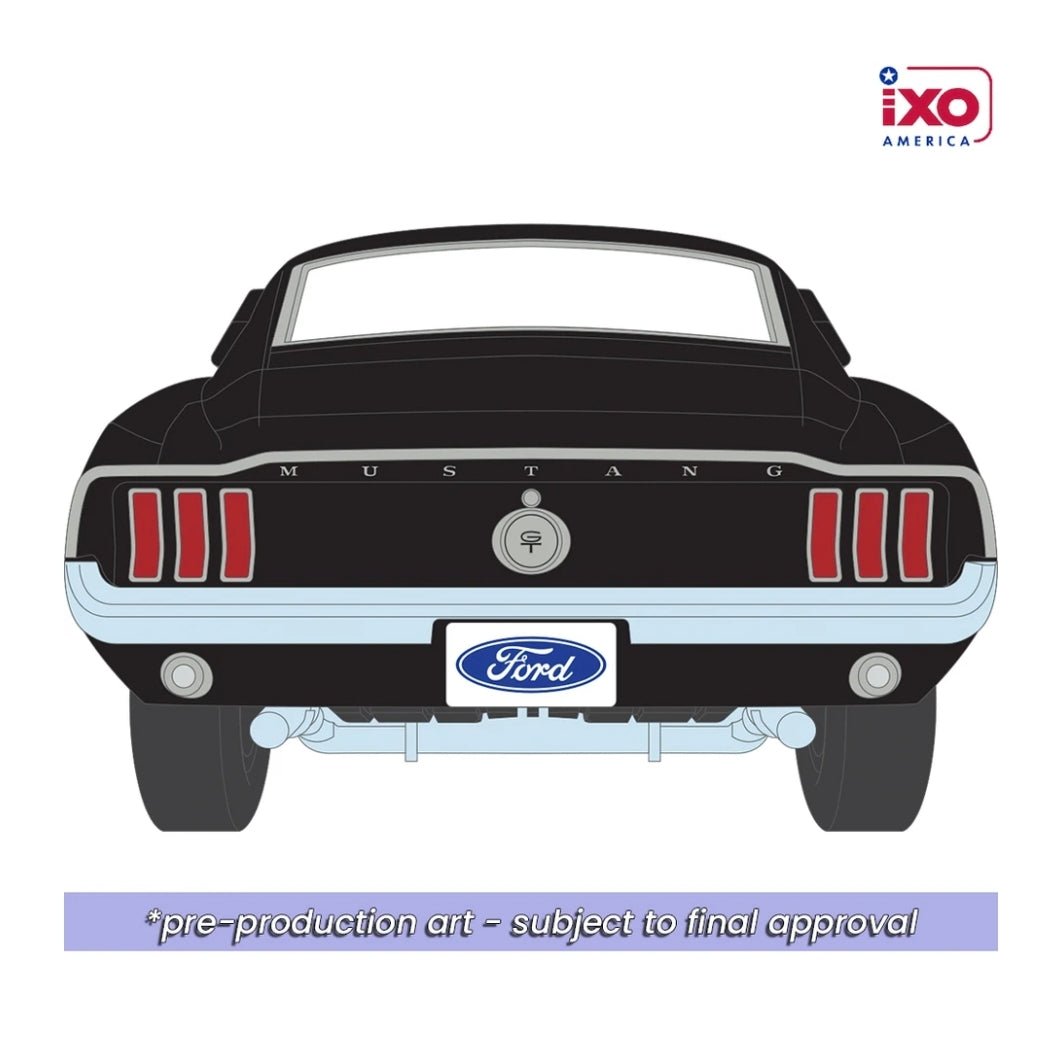 IXO America 1:64 1967 Ford Mustang GT Fastback Raven Black