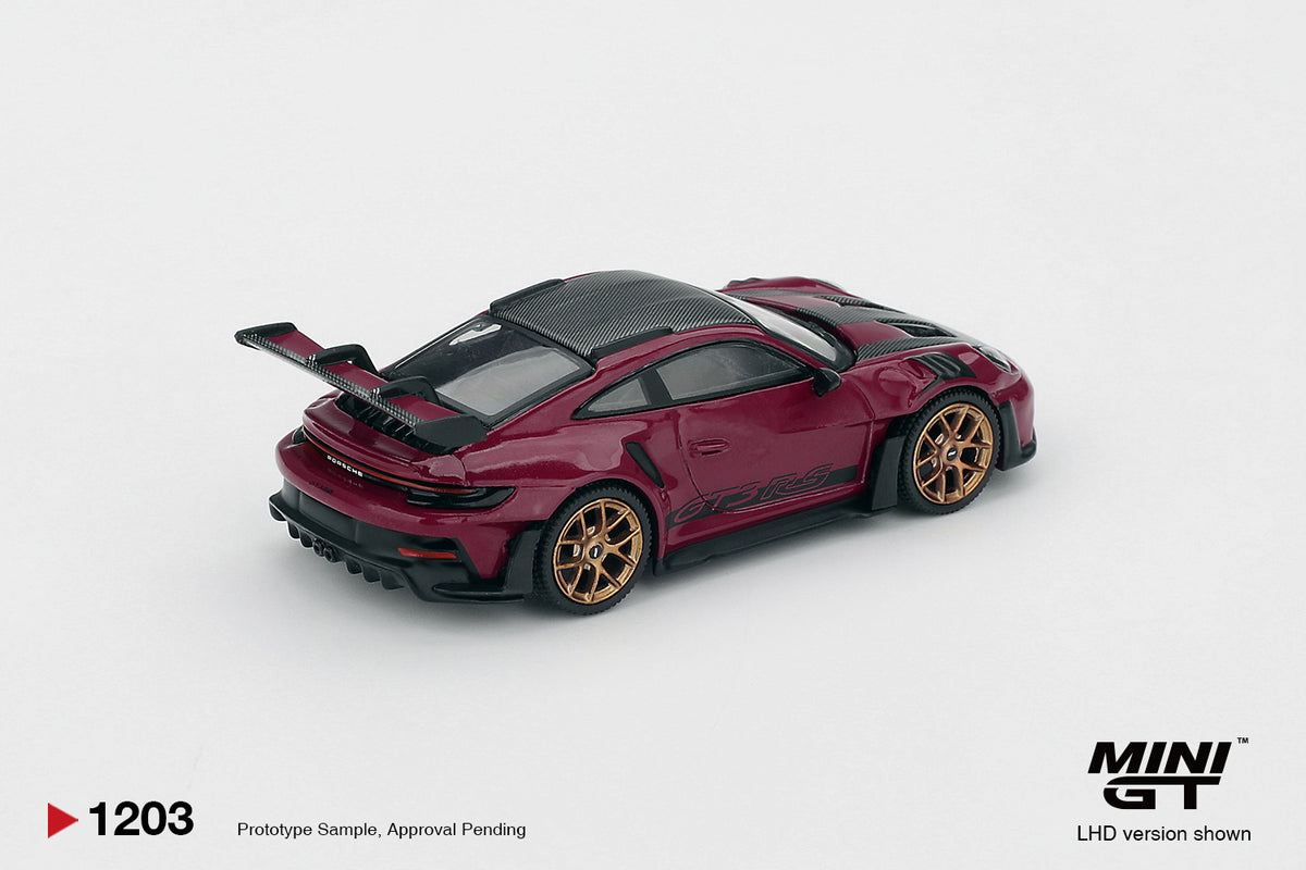 Mini GT 1:64 Porsche 911 (992.1) Rubystone Red Set