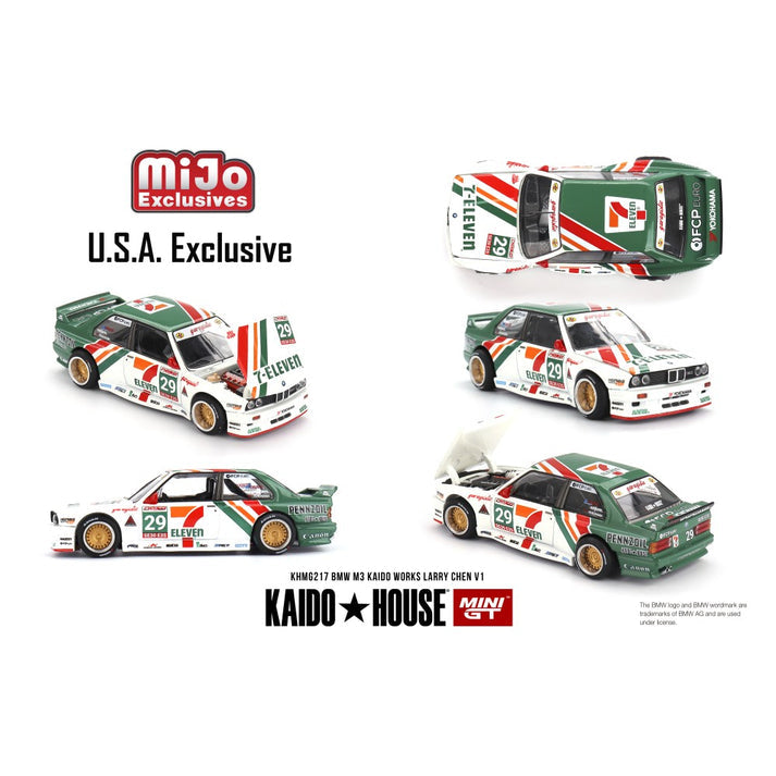 Mini GT x Kaido House 1:64 BMW M3 Kaido Works Larry Chen V1 USA Exclusive #217