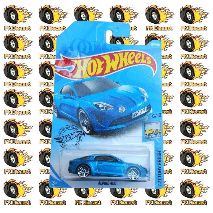 Hot Wheels 1:64 2018 Mainline Alpine A110 Factory Fresh 238/250 Long Card
