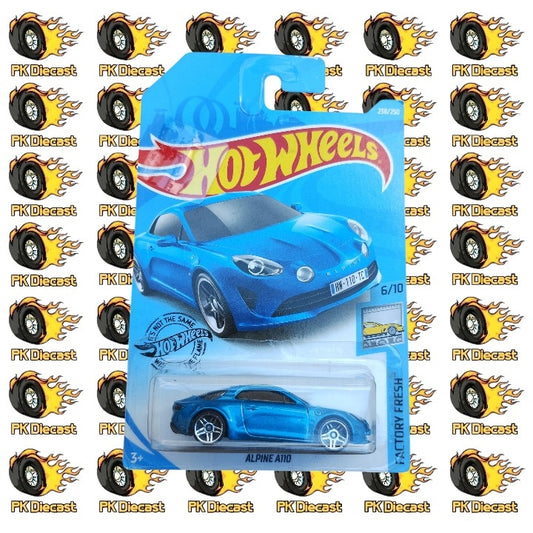 Hot Wheels 1:64 2018 Mainline Alpine A110 Factory Fresh 238/250 Long Card