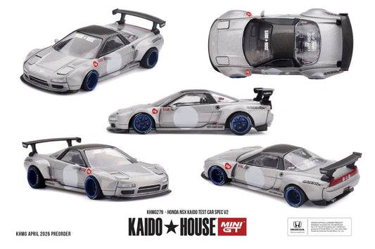 Kaido House x Mini GT 1:64 Honda NSX Kaido Test Car Spec V2 #279