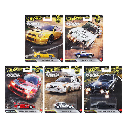 Hot Wheels 1:64 2026 Thrill Climbers Full Set of 5 Cars