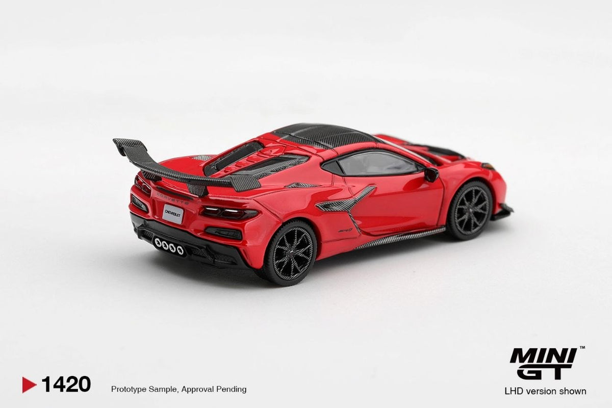 Mini GT 1:64 Chevrolet Corvette ZR1 Torch Red (LHD) #1420