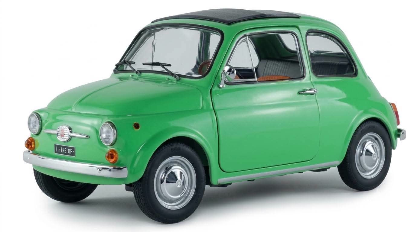 Solido 1:18 1960 Fiat 500 Green