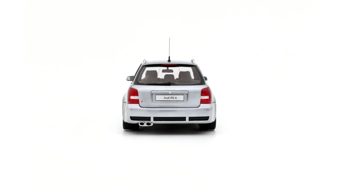 Ottomobile 1:18 Audi RS 4 (B5) Avant "stanced" Avus Silver 2025 *Resin Series* OT1396