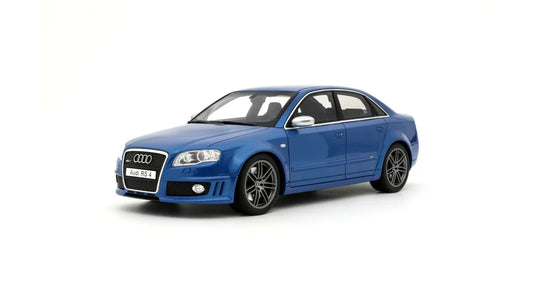 Ottomobile 1:18 2007 Audi RS 4 B7 Sedan Sprint *Resin series* Blue OT1215