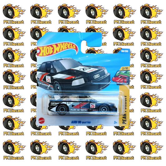 Hot Wheels 1:64 Mainline Audi 90 Quattro 189/250 Peak Pursuit Short Card *Damaged Card*