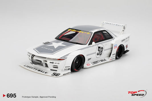 Top Speed 1:18 LBWK Nissan GT-R32 Kaido Works TAS 2025 TS0695