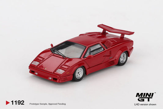 Mini GT 1:64 Lamborghini Countach 25th Anniversary Red #1192