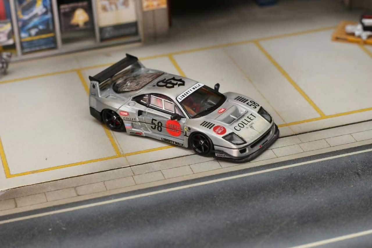 Ghost Player x Street Weapon 1:64 Liberty Walk F40