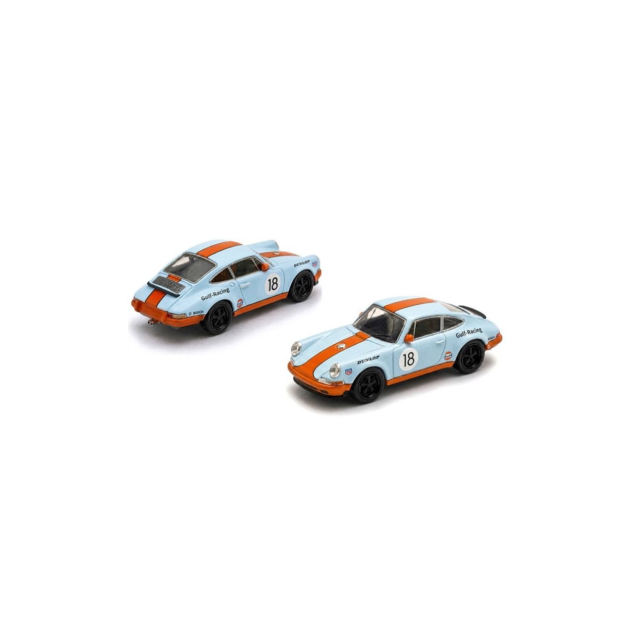 Pop Race 1:64 Singer Racing #18 Orange/Blue *Enigma Exclusive*