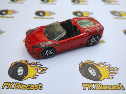 Hot Wheels 2005 Ferrari F430 Spider Red Loose