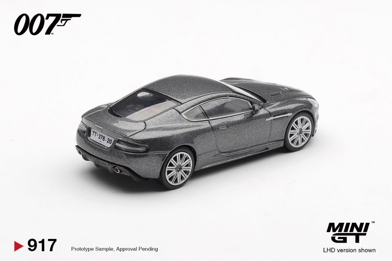 Mini GT 1:64 James Bond 2006 Aston Martin DBS *Casino Royale* Blister Packaging Grey