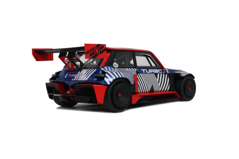 Ottomobile 1:18 2023 Renault 5 Turbo 3E E-Tech - Metal Blue - OT1175 Resin
