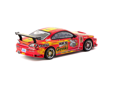 Tarmac Works 1:64 HKS Hiper Silvia RS-2, Red Chrome Tokyo Auto Salon 2025 Special Edition