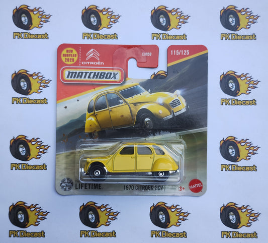 Matchbox 2025 1970 Citroen 2CV - 115/125 Short Card