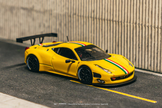 Tarmac Works 1:64 Ferrari 458 Italia GT3 Yellow Road64
