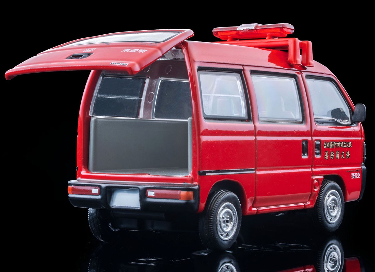 Tomica Limited Vintage 1:64 Honda Acty Van Inspection Car Chichibu Fire Dept Red