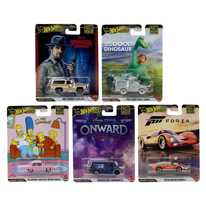 Hot Wheels 1:64 2026 Pop Culture Mix 5 Full Set of 5