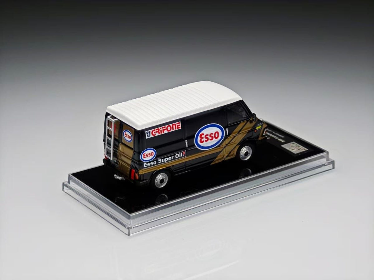 CarPort Model CPM 1:64 Diecast Model Fiat 242(C35)/Ellebi Car Transport Trailer