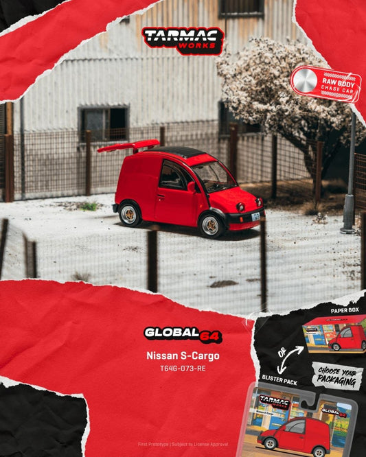 Tarmac Works 1:64 1995 Nissan S Cargo Red
